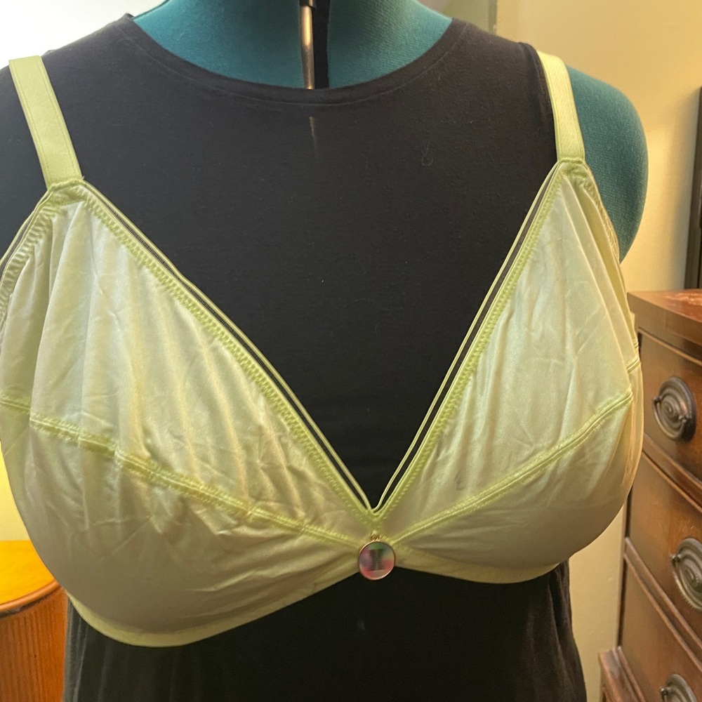 Savage X Fenty, X-ray vision bralette 3X, space age foil green